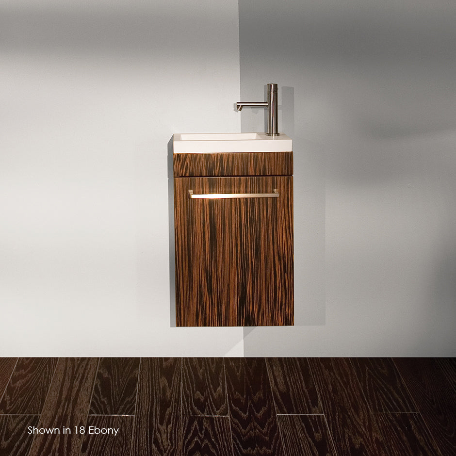 Lacava - Wall-Mount Under-Counter Vanity With One Adjustable Shelf Behind A Door.15 7/8"W X 8 3/4"D X 23 1/2"H (Washbasin #5107 Sold Separately)