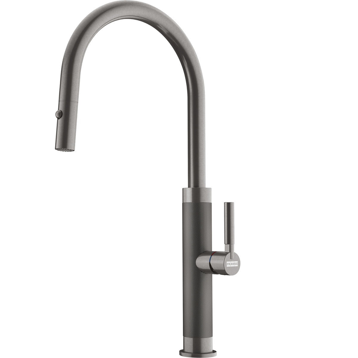 Franke MMX-PD-ANT - Franke Mythos Masterpiece 18.3-Inch Single Handle Pull-Down Kitchen Faucet In Anthracite