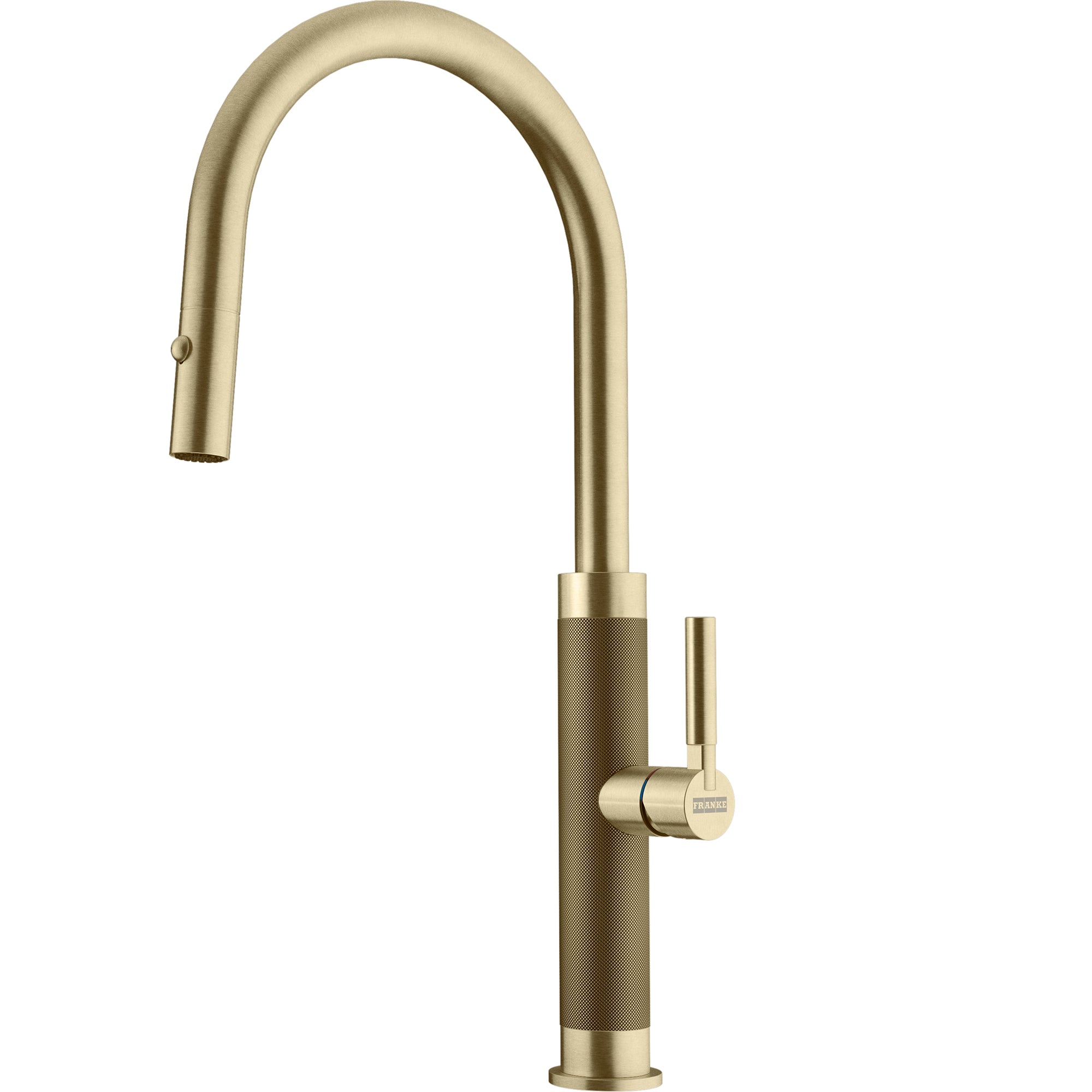 Franke MMX-PD-GLD - Franke Mythos Masterpiece 18.3-Inch Single Handle Pull-Down Kitchen Faucet In Gold