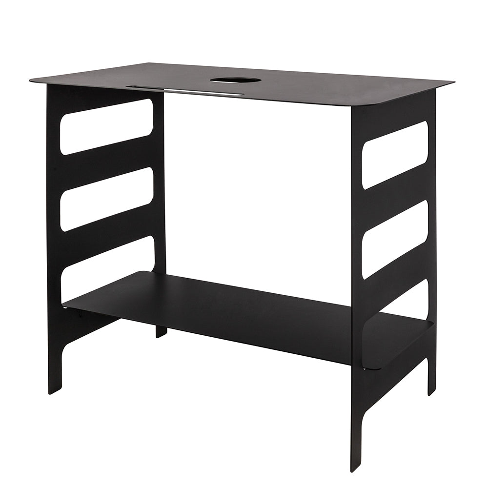 Lacava - Floor Standing Metal Vanity With Shelf. Vessel Sink Sold Separately. W: 36", D: 22", H: 30".