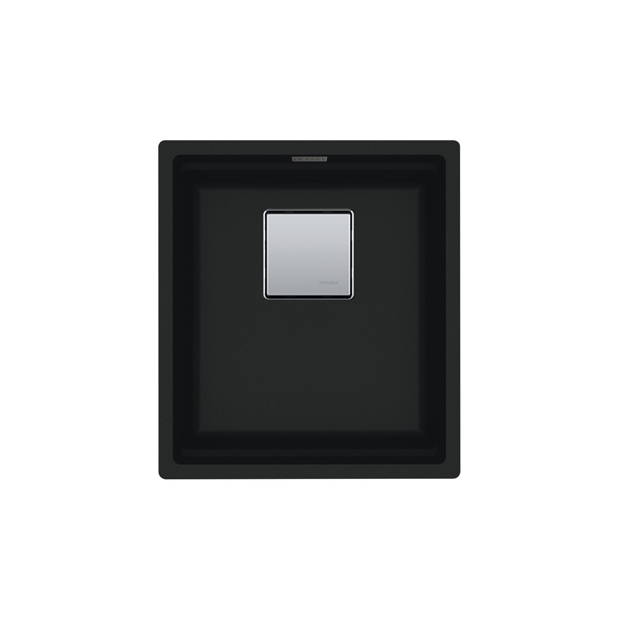 Franke PKG110-14MBK- Peak Um Grn Matte Black Sgl 18Cab