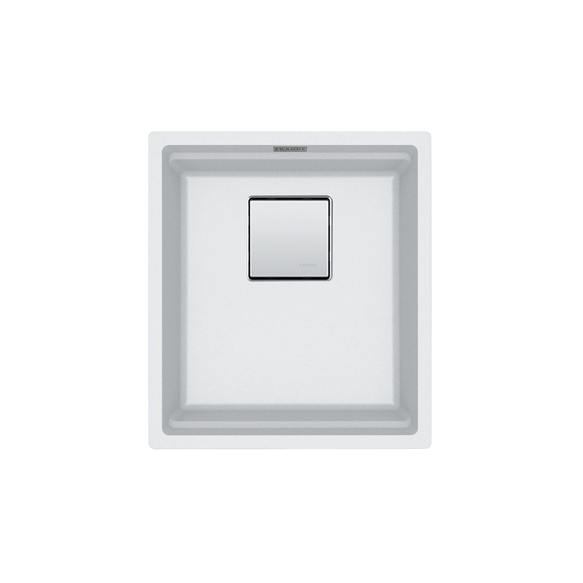 Franke PKG110-14PWT- Peak Um Grn Polar White Sgl 18Cab