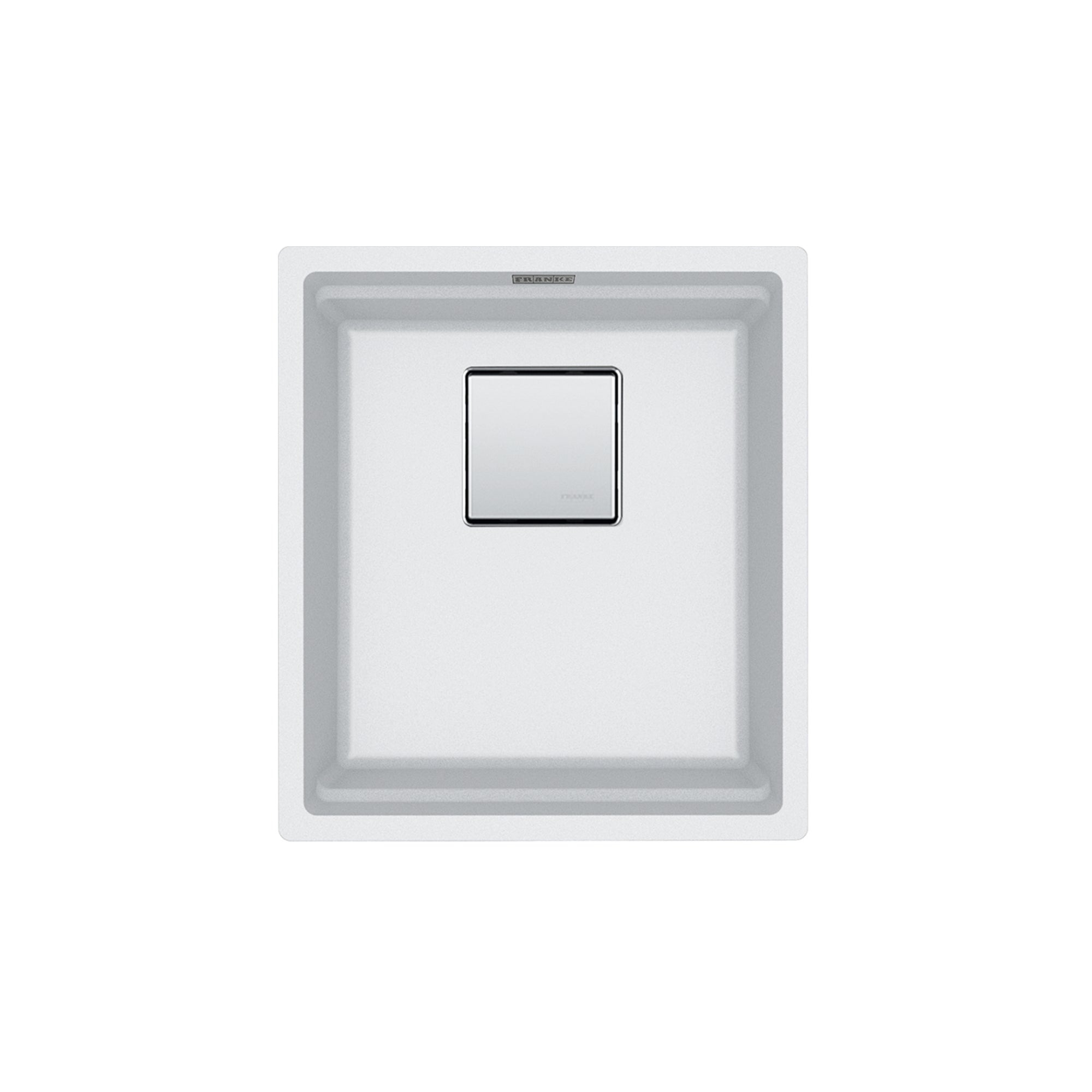 Franke PKG110-14PWT- Peak Um Grn Polar White Sgl 18Cab