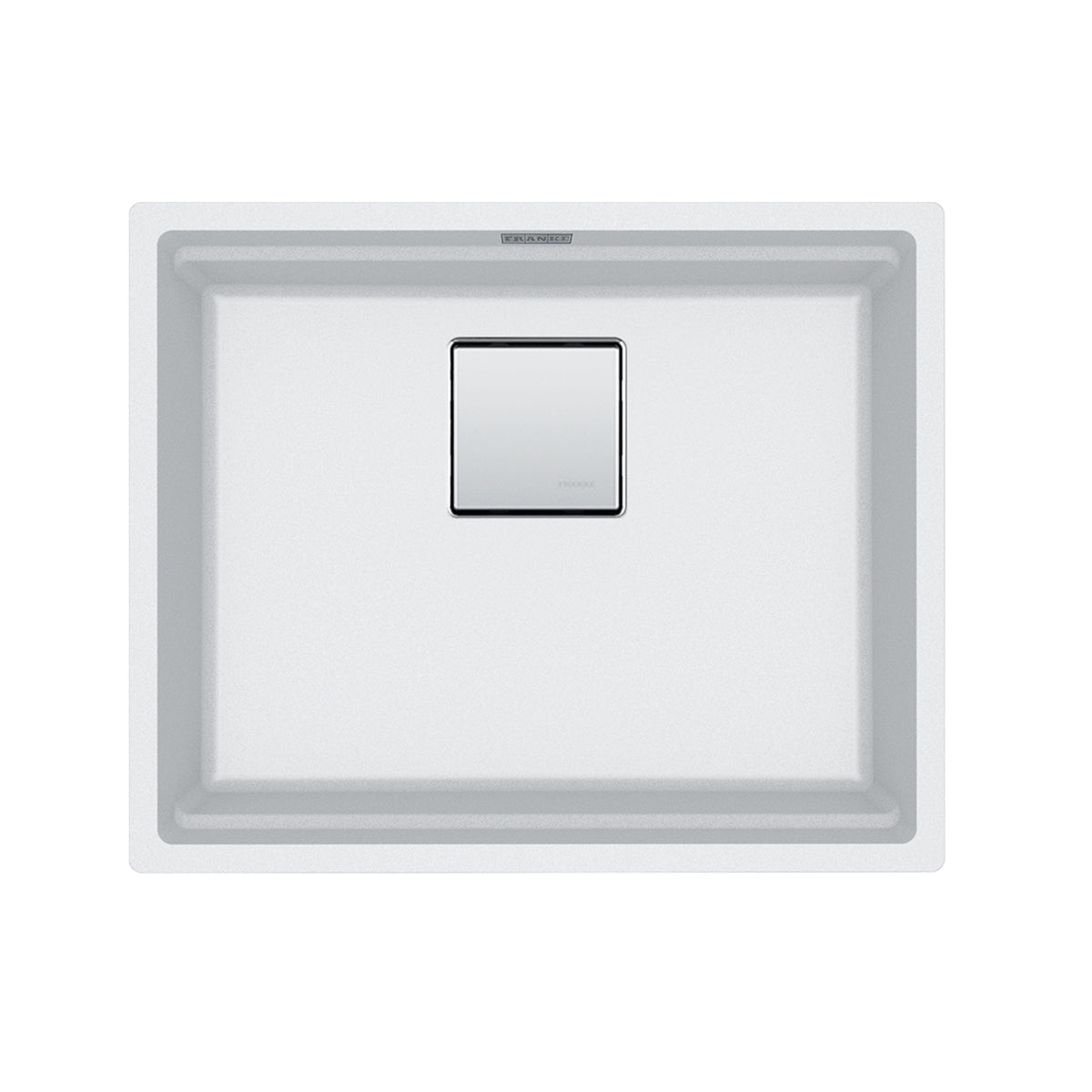Franke PKG110-20PWT- Peak Um Grn Polar White Sgl 27Cab