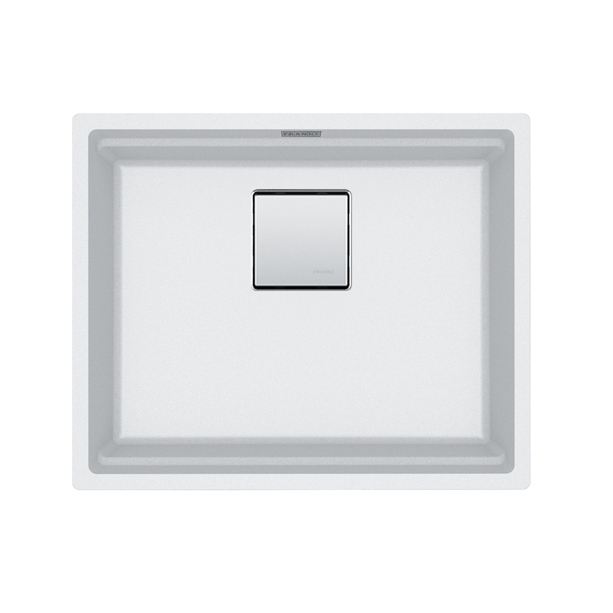 Franke PKG110-20PWT- Peak Um Grn Polar White Sgl 27Cab