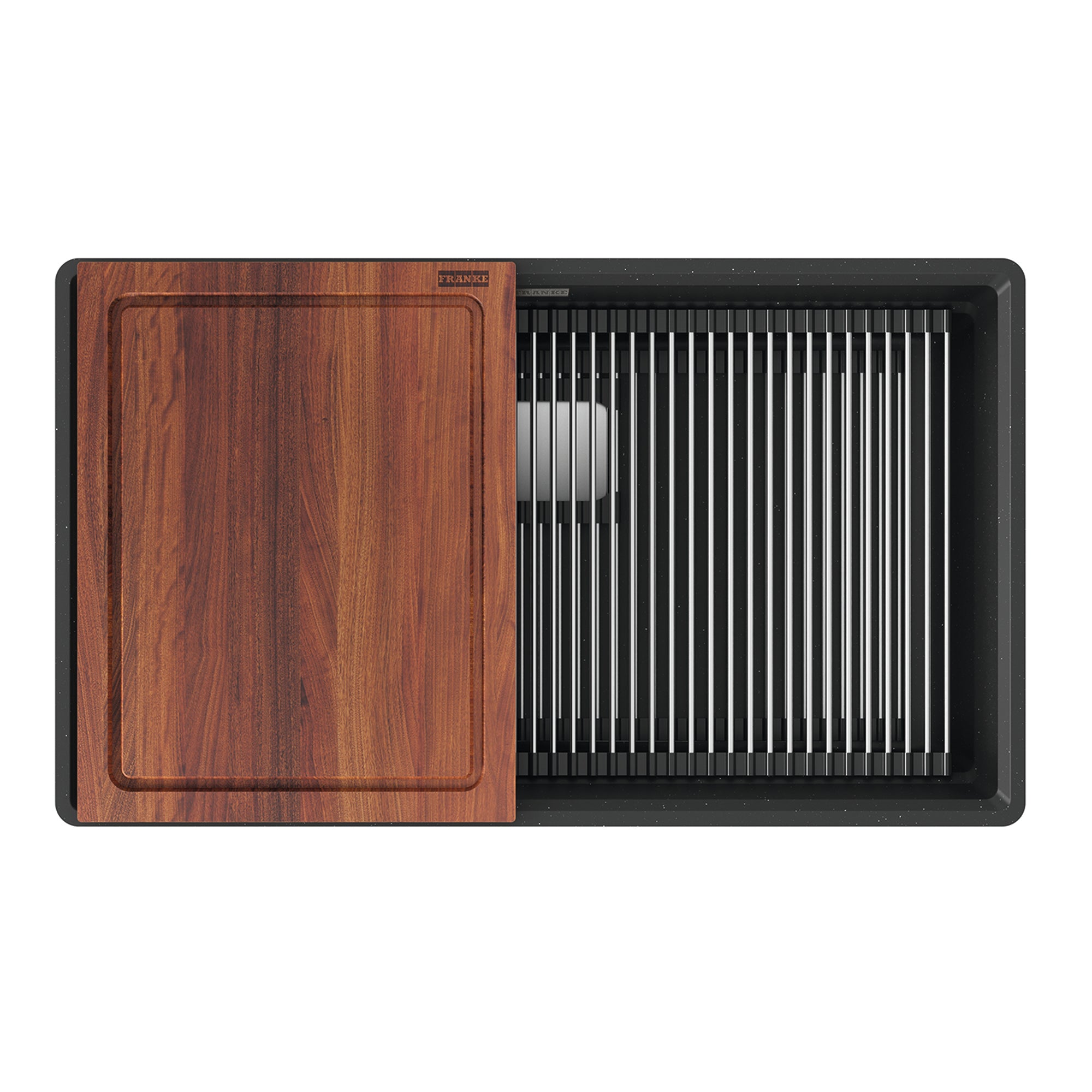 Franke PKG11031ONY-WKC- Peak Um Grn Onyx Sgl 36Cab Workcenter