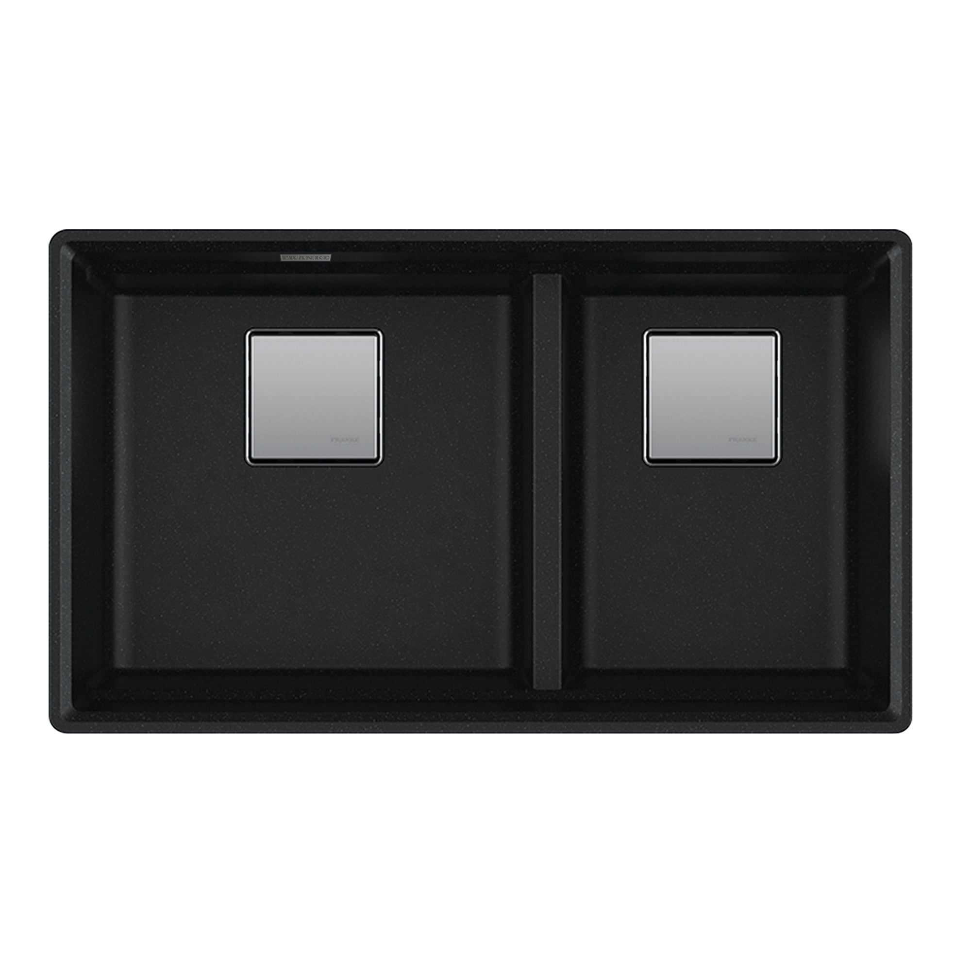 Franke PKG160LD-ONY-S- Peak Um Grn Onyx Dbl 36Cab - Low Divide With Strainer Basket