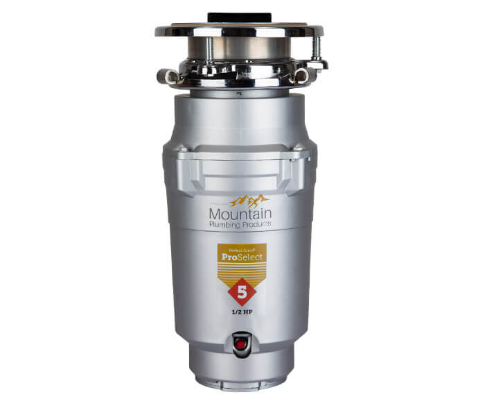 Mountain Plumbing PROSELECT5 - Perfect Grind® Proselect 5 Waste Disposer - Continuous Feed 3-Bolt Mount 1/2 Hp