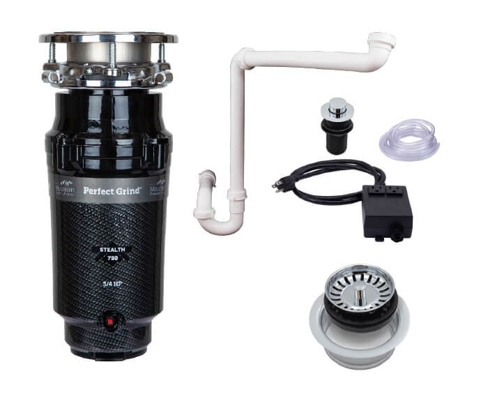 Mountain Plumbing MTSINK1D/BRN - Single Bowl Deluxe Kitchen Sink Package