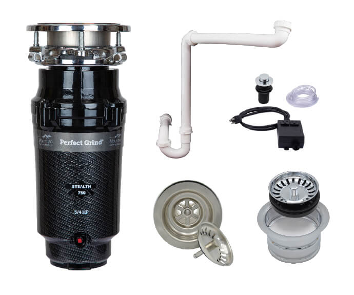 Mountain Plumbing MTSINK2DE/BRN - Double Bowl Deluxe Kitchen Sink Package - Extended Flange