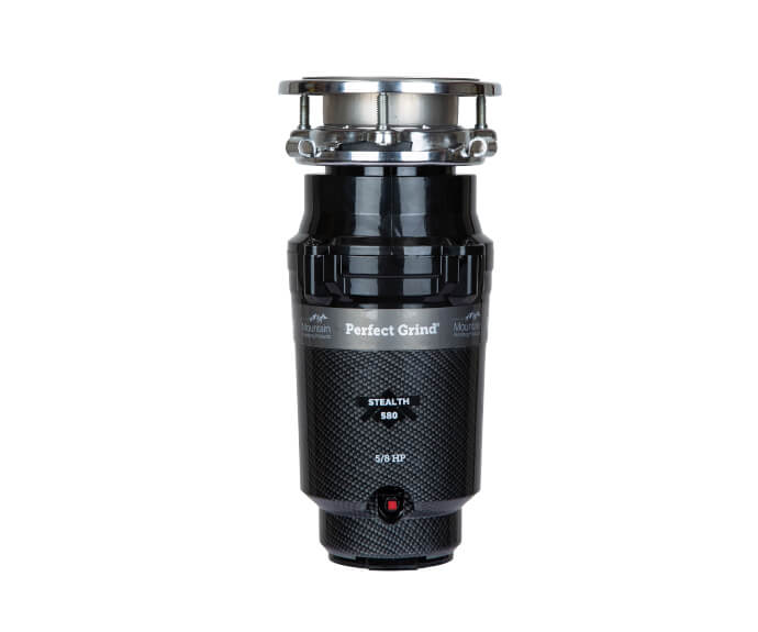 Mountain Plumbing STEALTH580 - Perfect Grind® Stealth 580 Waste Disposer - Continuous Feed 3-Bolt Mount 5/8 Hp