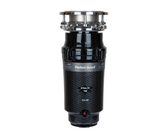 Mountain Plumbing STEALTH750 - Perfect Grind® Stealth 750 Waste Disposer - Continuous Feed 3-Bolt Mount 3/4 Hp