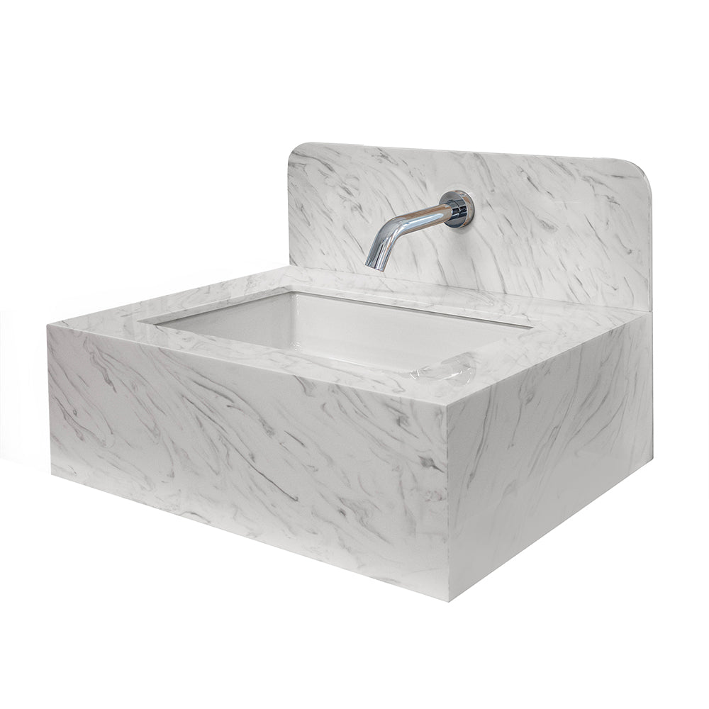 Lacava - Countertop For Frame Qdo-Fc-24, 24"W X 21"D X 8.5"H. *Specify # Of Faucet Hole Drillings