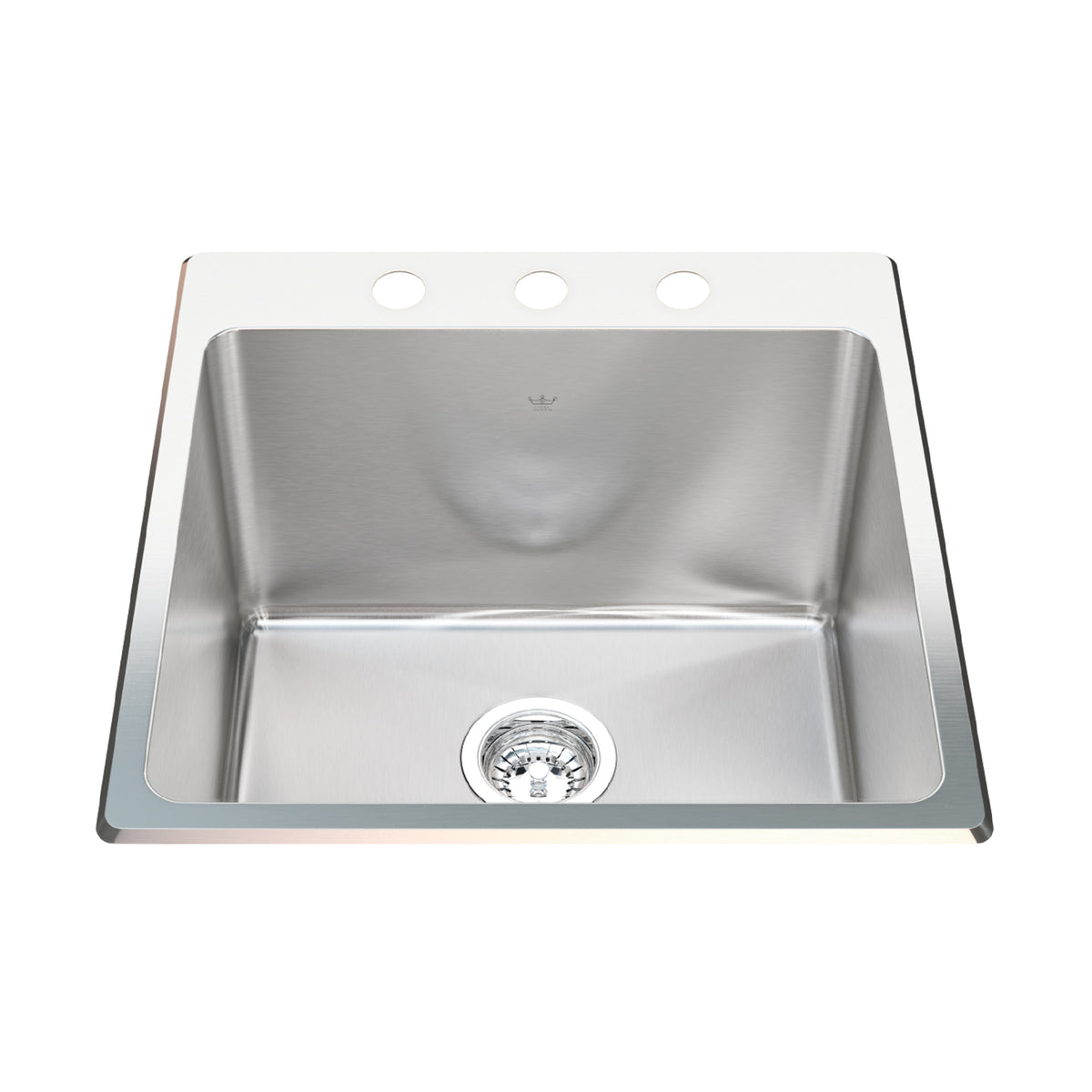 Kindred QSLF2020-12-3- Steel Queen Dm 20G Ss Sgl 3 Hole
