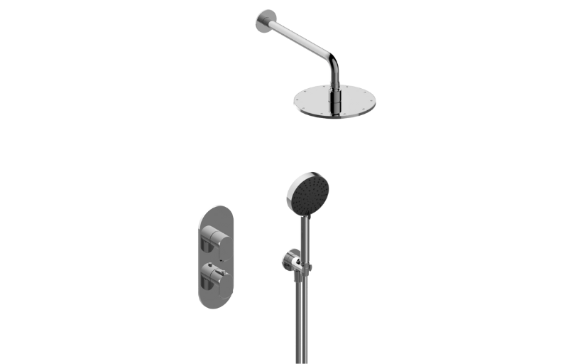 Graff S30L112FR-AU-T - M-Series Thermostatic Shower System - Shower With Handshower (Trim)