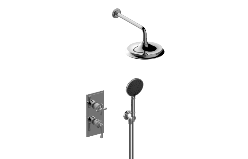 Graff S30L1X102FR-UBB-T - M-Series Thermostatic Shower System - Shower With Handshower (Trim)