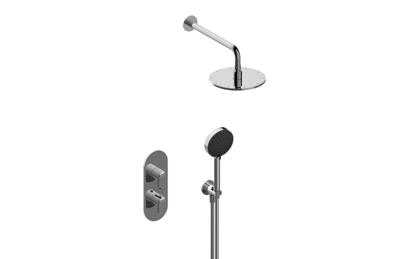 Graff S30L206FR-AU-T - M-Series Thermostatic Shower System - Shower With Handshower (Trim)