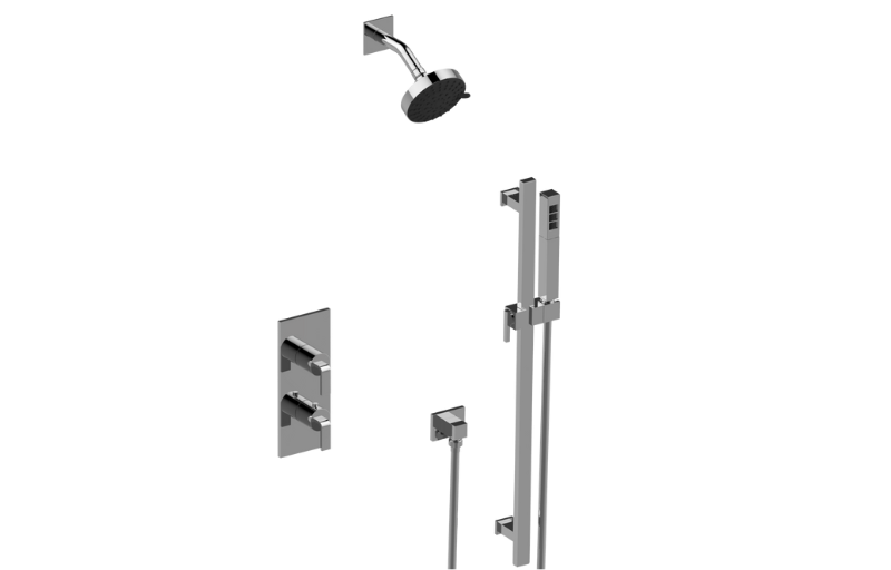Graff S50L110FR-UBB-T - M-Series Thermostatic Shower System - Shower With Handshower (Trim)