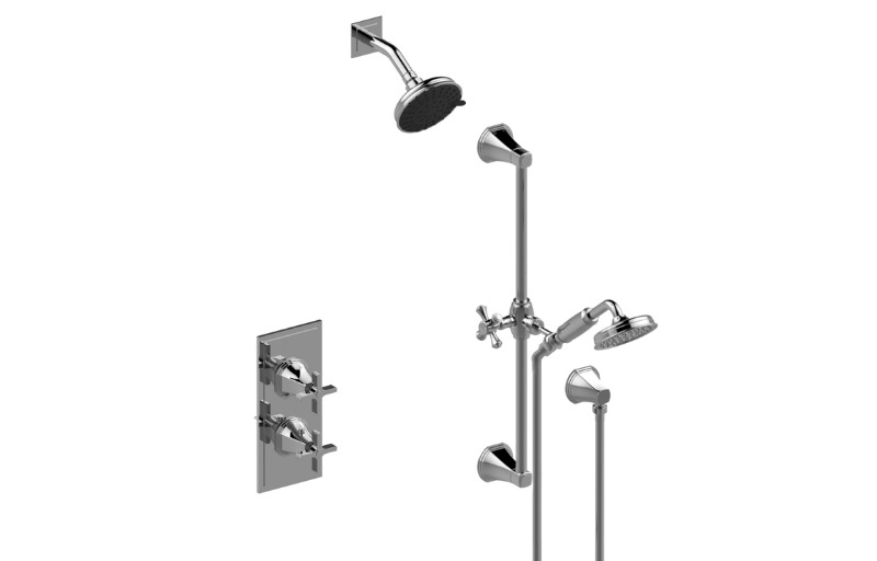 Graff S50X116FR-UB-T - M-Series Thermostatic Shower System - Shower With Handshower (Trim)