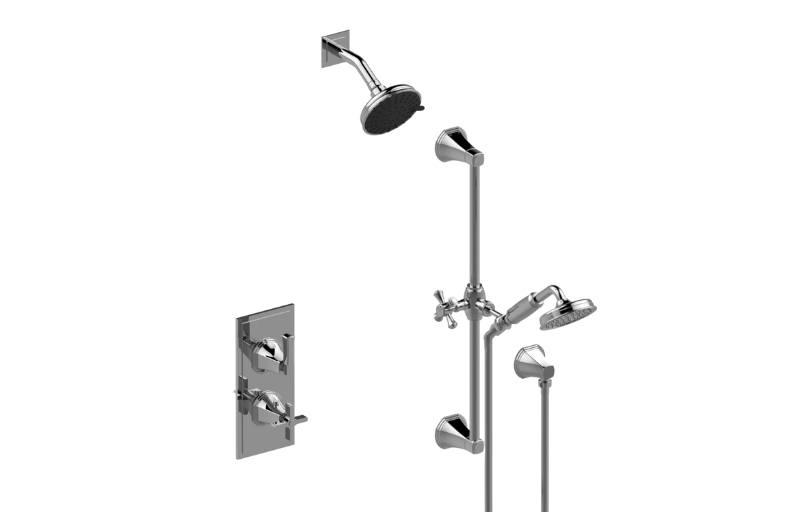 Graff S50X1L116FR-UB-T - M-Series Thermostatic Shower System - Shower With Handshower (Trim)