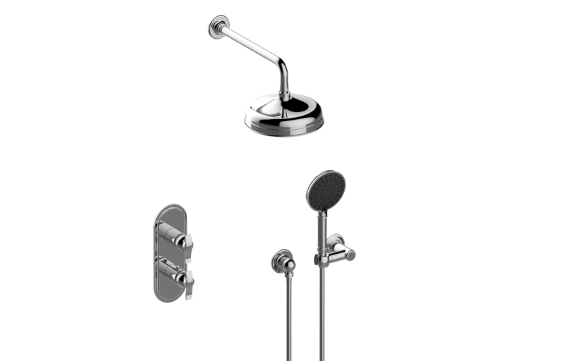 Graff S60L118FR-UBB-T - M-Series Thermostatic Shower System - Shower With Handshower (Trim)