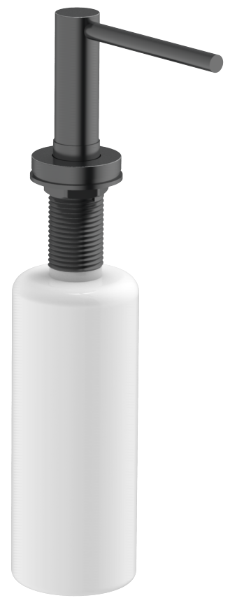 Zomodo SDC07P-BP - Stainless Steel Soap Dispenser With 350Ml Plastic Bottle