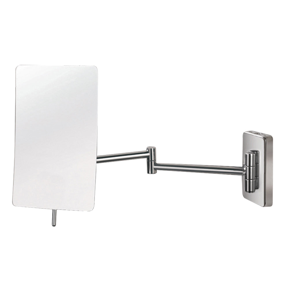 Lacava SP7505-CR - Rectangual Wall-Mounted 3X Magnifying Mirror With Dual Arm, W: 5 1/4” D: 14” H: 8 1/2”