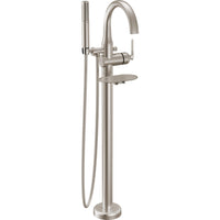Delta T4745-SS-PR-FL - Floor Mount Tub Filler Trim