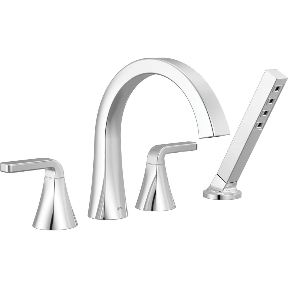 Delta T4762 - Roman Tub Trim With Hand Shower