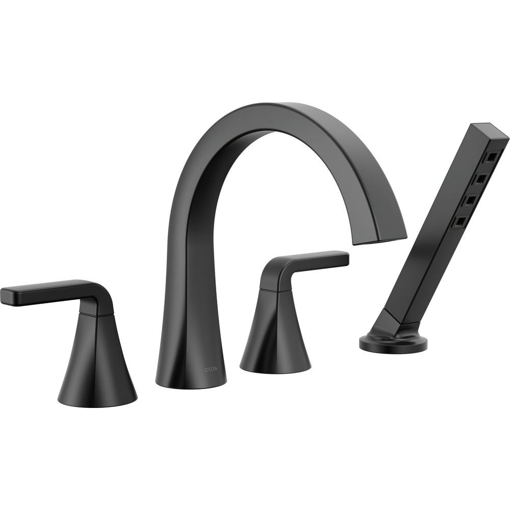 Delta T4762-BL - Roman Tub Trim With Hand Shower