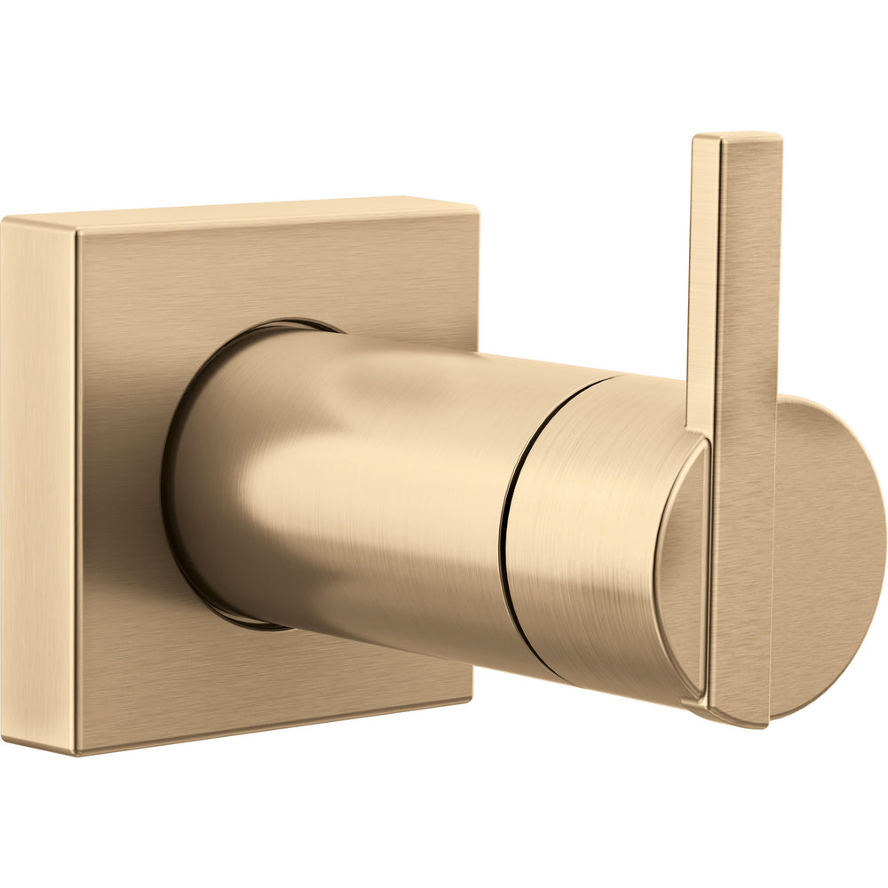 Brizo T666100-GL - Sensori® Volume Control Trim With Lunar Handle