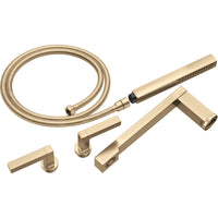 Brizo T70322-GL - Two-Handle Wall Mount Tub Filler Lever Handle Kit