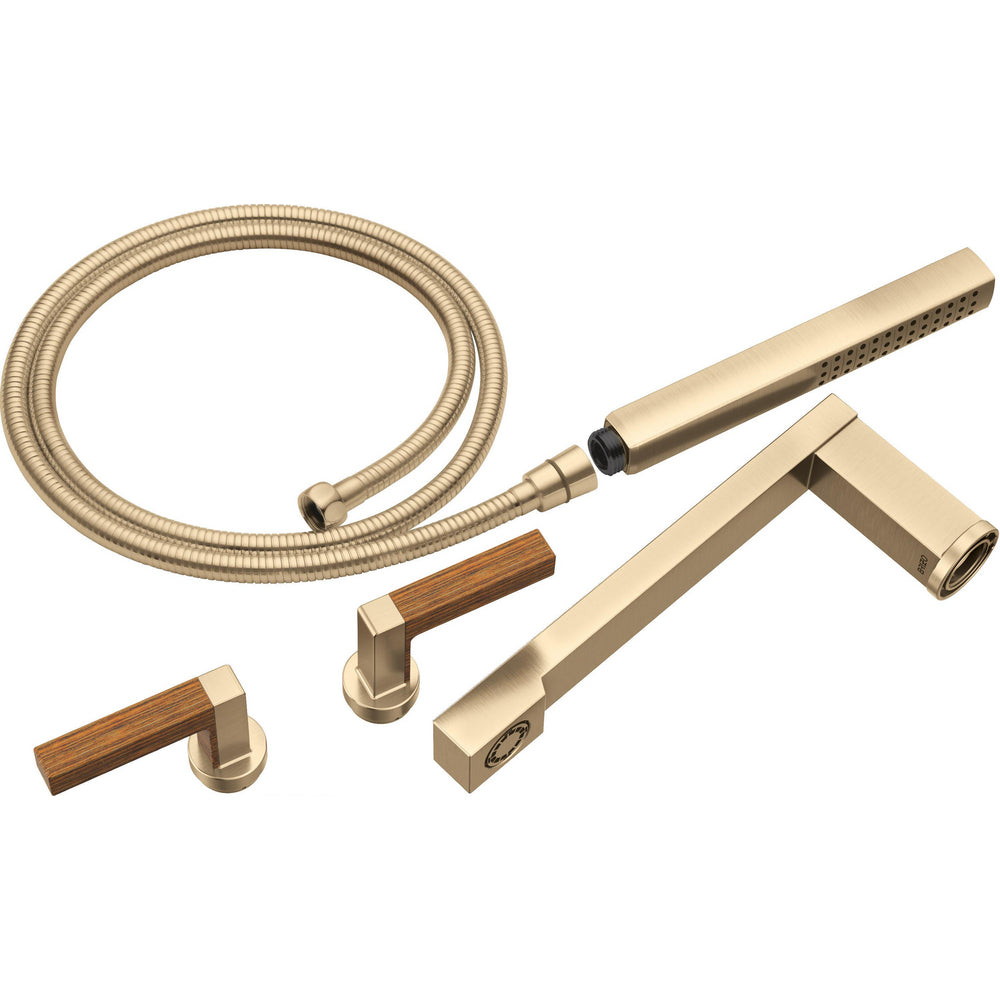 Brizo T70322-GLTK - Two-Handle Wall Mount Tub Filler Lever Handle Kit