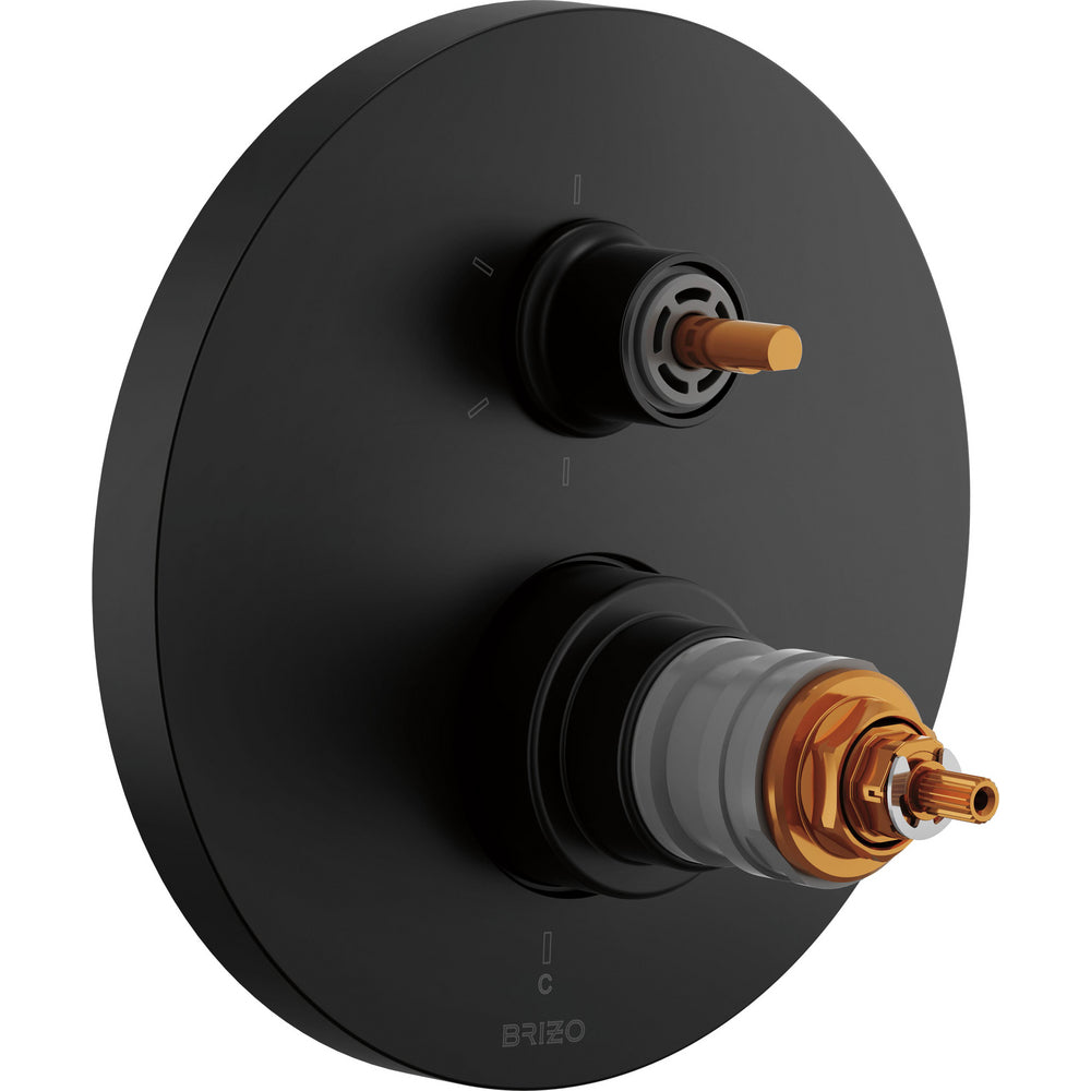 Brizo T756110-BLLHP - Tempassure® Thermostatic Valve With Integrated 6-Function Diverter Trim - Less Handles