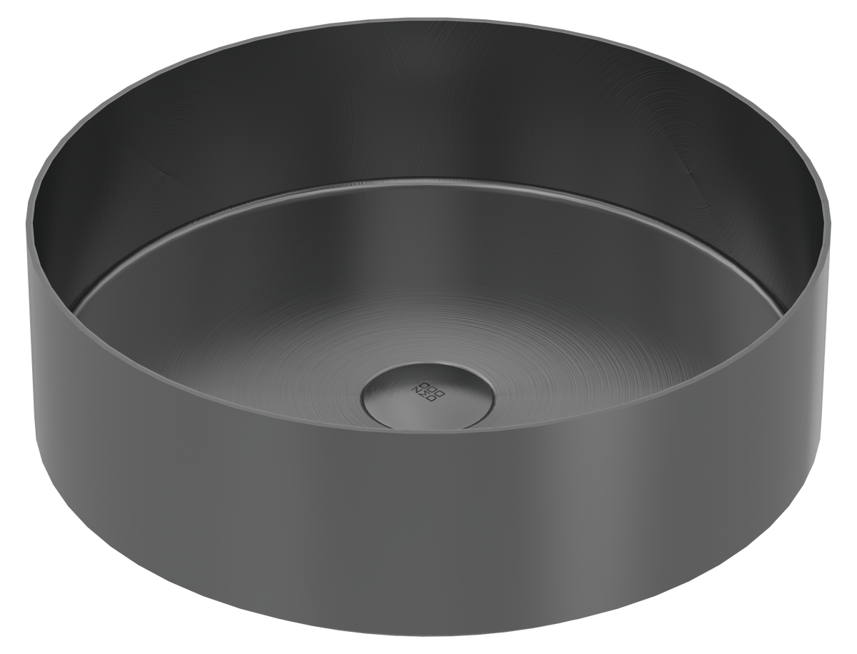 Zomodo VBC406R-BP - 16" Round Vessel Sink, Sus304 W/ Fixed Drain