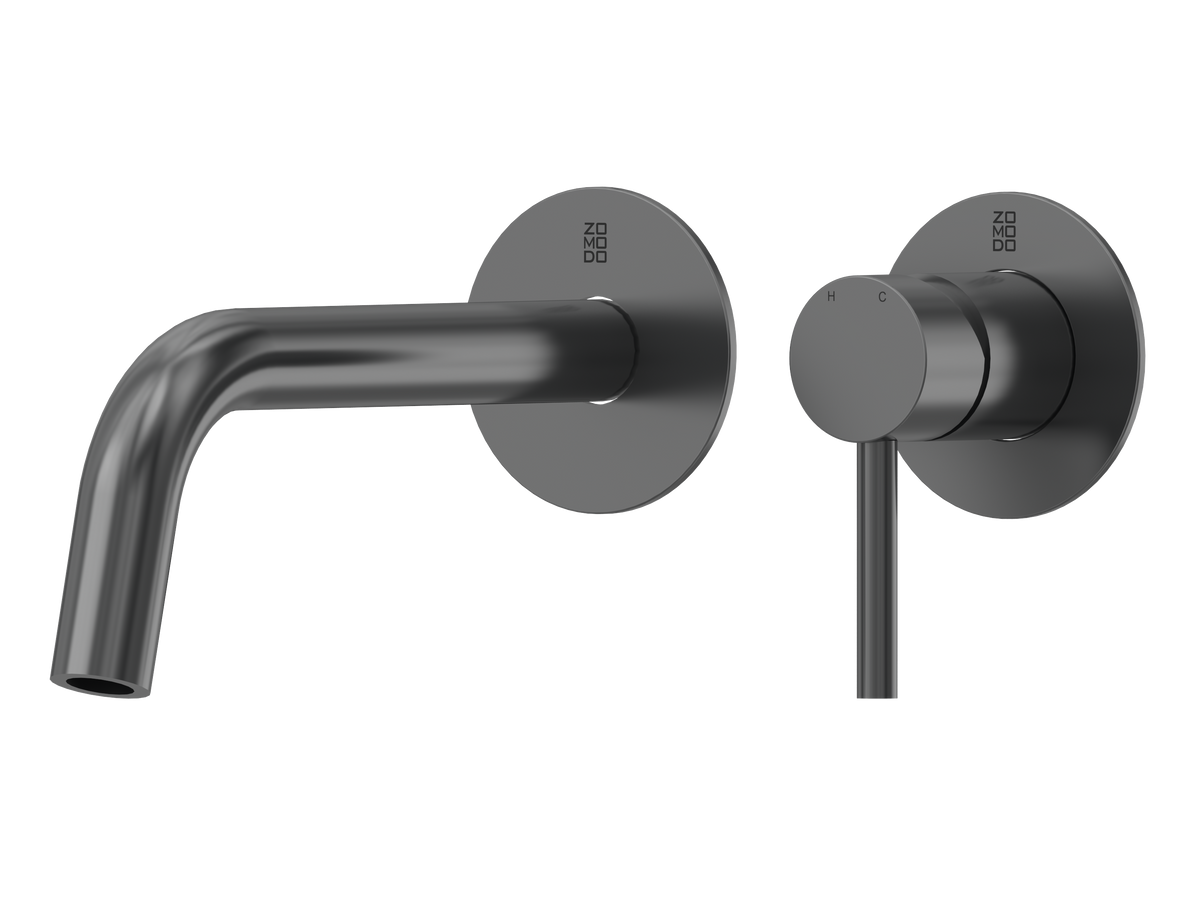 Zomodo VTC013-BP - Wall-Mount Faucet (Spout + Mixer), Sus304. Drain Kit Not Included