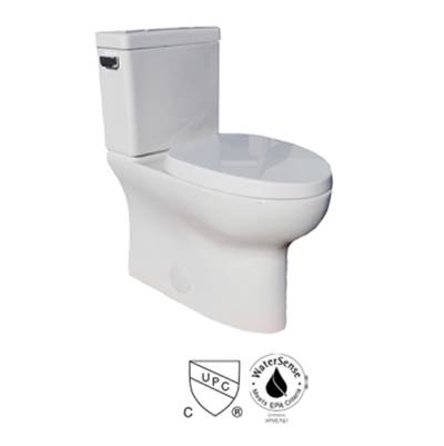 StudioLux SLT500-t- Toilet Tank Only For Two Piece Skirted Toilet With Polished Chrome Tank Lever