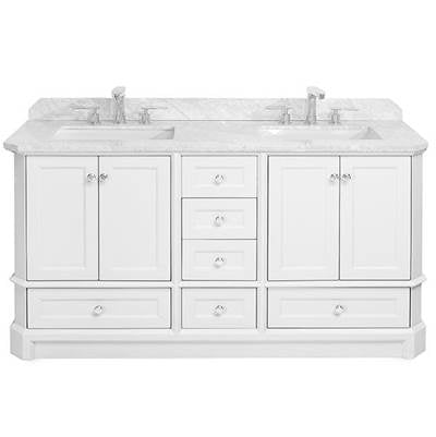 Icera 4125.602.401- Stone Top 60-In Carrara Marble