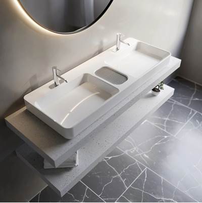 Cheviot 1311-WH-1- Infinity Double Vessel Sink