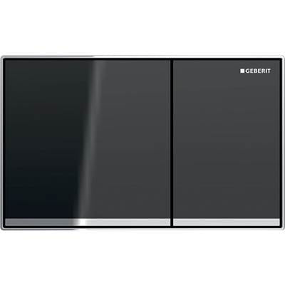 Geberit 115.640.JK.1 - Geberit Actuator Plate Sigma60 For Dual Flush, Surface-Even: Lava, Mirrored, Bright Chrome-Plated
