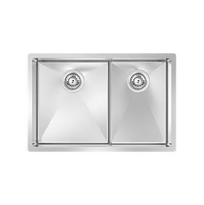 Zomodo CAC635D3 - Cayman, 27'' 60/40 Double Sink - Undermount, 16Ga, R10