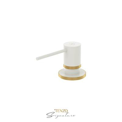 Tenzo SD-BE-01-F-BG - Soap Dispenser Bellacio Brushed Gold