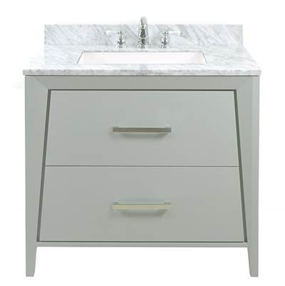 Icera 3630.361.03- Canto Vanity Cabinet, 36-In Ocean Grey