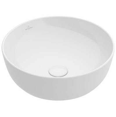 Villeroy And Boch 4179U4R1- Artis Surface-Mounted Washbasin 16 7/8'' X 16 7/8'' (430 X 430 Mm)