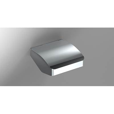 Sonia 166862- S-Cube Toilet Roll Holder With Cover - Chrome