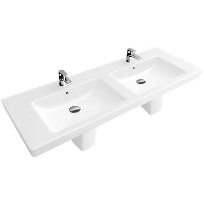 Villeroy And Boch 7175U401- Subway Vanity Double Washbasin 51 1/8'' X 18 1/2'' (1300 X 470 Mm)