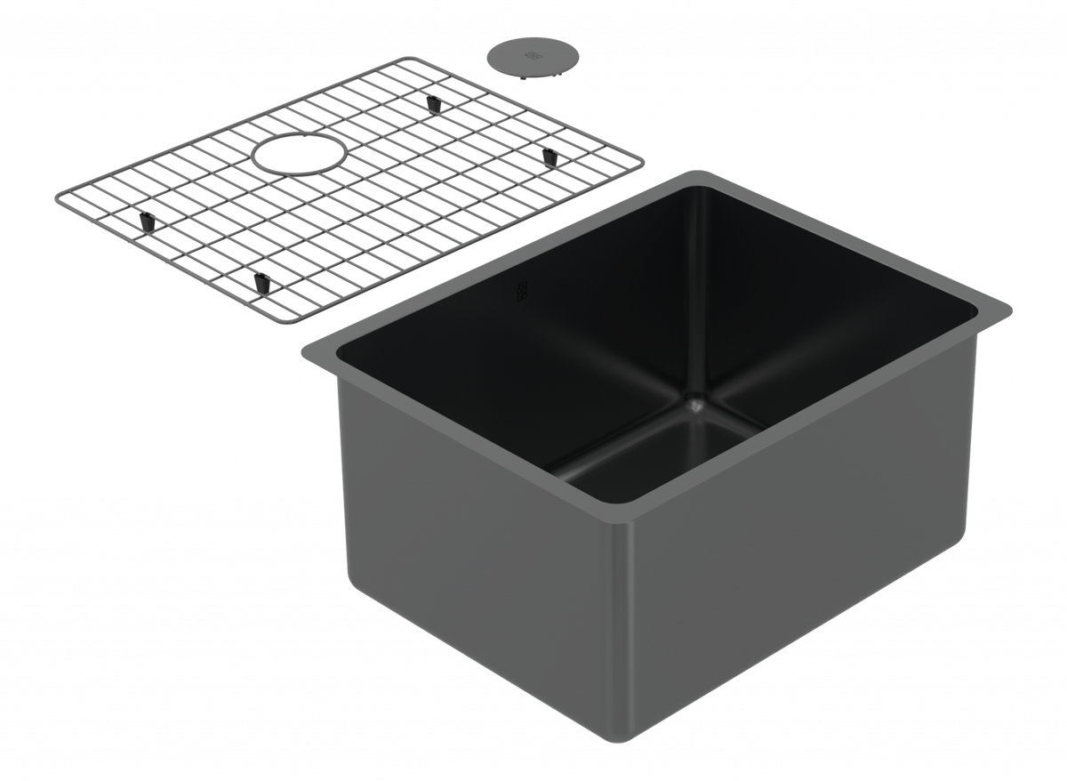 Zomodo ZLC130U-BP(K) - 24" Laundry Sgl Kit, Um, 16Ga, R25, (Inc.Grid+Drain Cover)