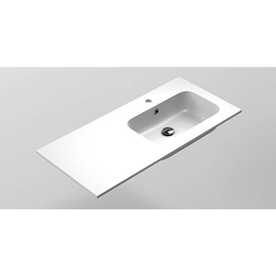 Sonia 167418- Mx3 Basin 40''(100Cm) 1 Offset Rt M-Marmo (Gloss)