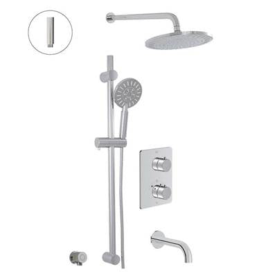 ALT Progetto Aqua ALT79109301- Via Dante Thermostatic Shower System - 3 Functions