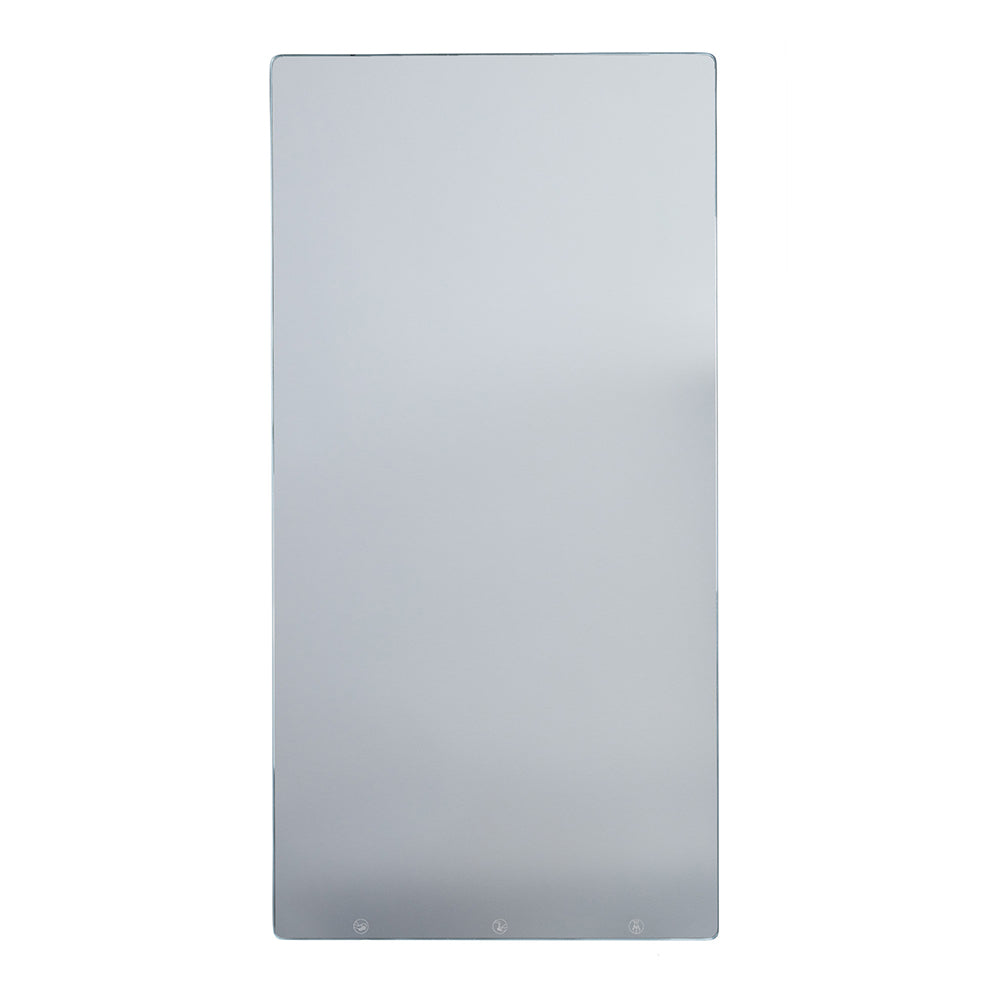 Lacava - Wall-Mount Frameless Mirror, Available With 7 1/2" Or 10" In Depth. Made To Be Used With Faucet Ex14, Soap Dispenser Ex33, And Hand Dryer Ex42-W2 (All Sold Separately).W: 20" D: 7 1/2" Or 10" H: 42"